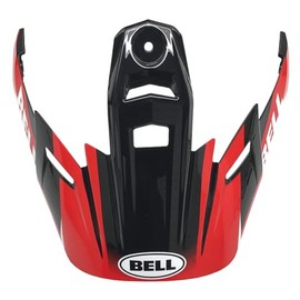 BELL MX-9 Adventure Visor Off-Road Motorcycle Helmet Accessories - Dash Black/Red/White