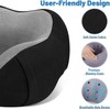 CloudBliss Travel Pillow Premium Memory Foam, Comfortable & Supportive Neck