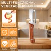 2 Pack Vegetable Peeler With Wooden Handle,Multi Functional Vegetable Peeler