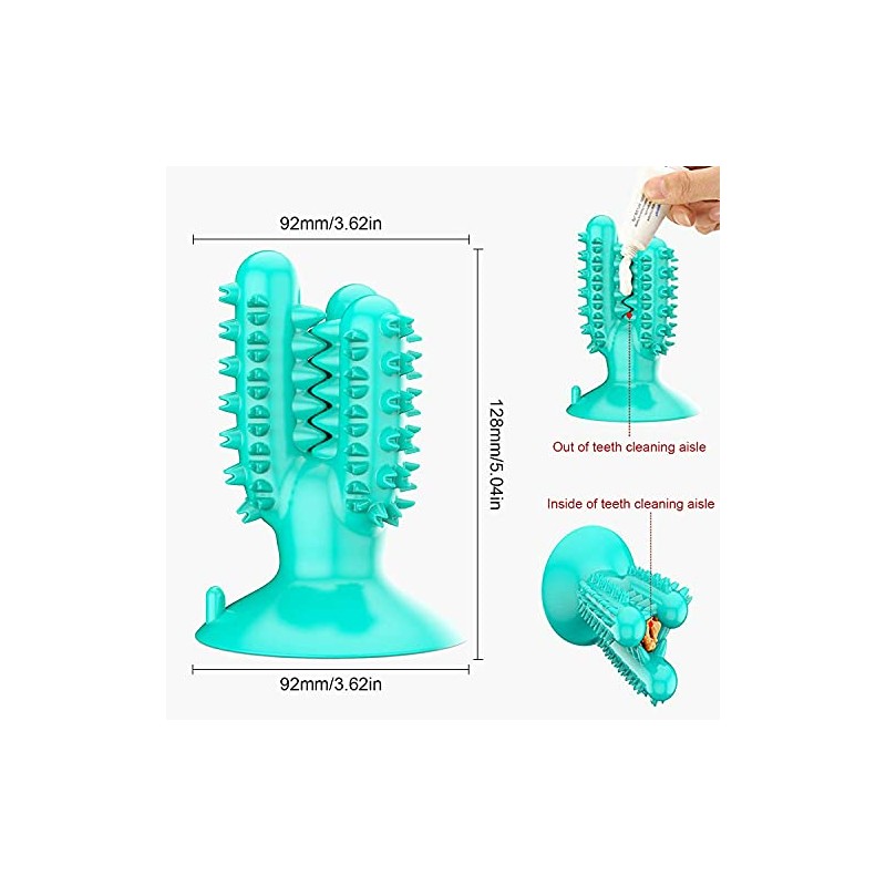 Cepillo Dental para Perros, Cactus, Cuidado Dental, Juguete para Masticar,