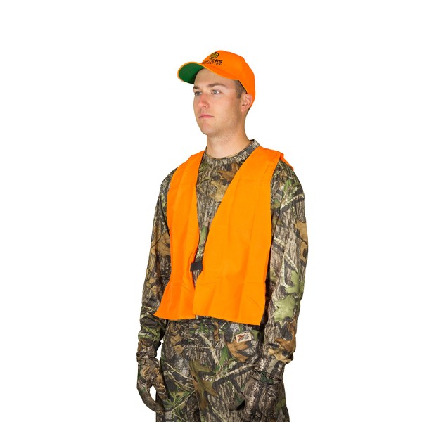 Hunters Specialties Adult Super Quiet Safety Vest, Blaze Orange, Small