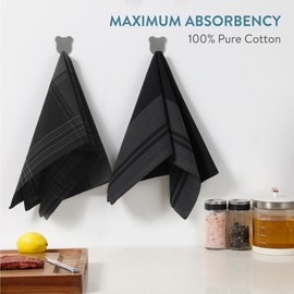 JEMIDI Tea Towels Cotton – 100% Oeko Tex Certified – Set of 6 Tea Towels – Tea Towels Mixed – Kitchen Towels – Tea Towel – Dry Towels – 50 x 70 cm