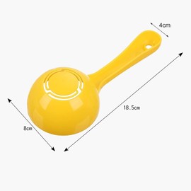 Rice Paddle Scoop Mold for Rice Ball Making, Non-Stick Sushi Mold Rice Ball Scooper Rice Spatula Kitchen Gadge Yellow for Home Kitchen Restaurant Sushi Making
