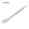 sourcing map Micro Lab Spoons 4.13" Silver 201 Stainless Steel
