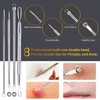AIBEE Pimple Popper Tool Kit,10PCS Blackhead Remover Comedone Extractor Tools