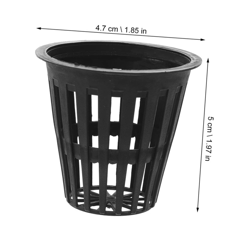 CAXUSD 100Pcs Hydroponic Planting Baskets Mesh Net Pots for Indoor