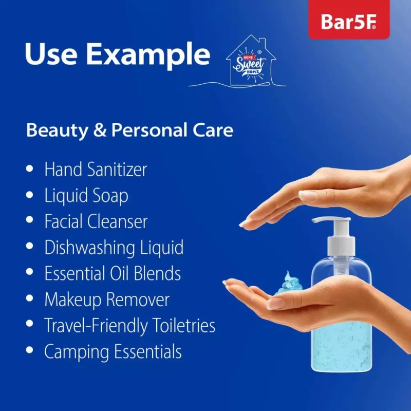 Bar5F 펌프 디스펜서가 있는 Bar5F 플라스틱 병 8온스 누수 방지