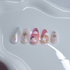Real gangster Sunset Moonstella handmade nail tip - water drop