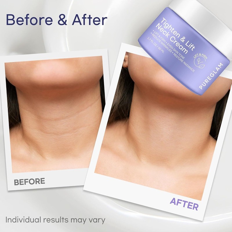 PureGlam Neck Firming Cream: Tightening & Lifting Anti-Aging Moisturizer 50ML