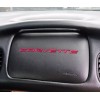 Advanced Trims VINYL: Matte RED C5 Corvette Dash Lettering 1997