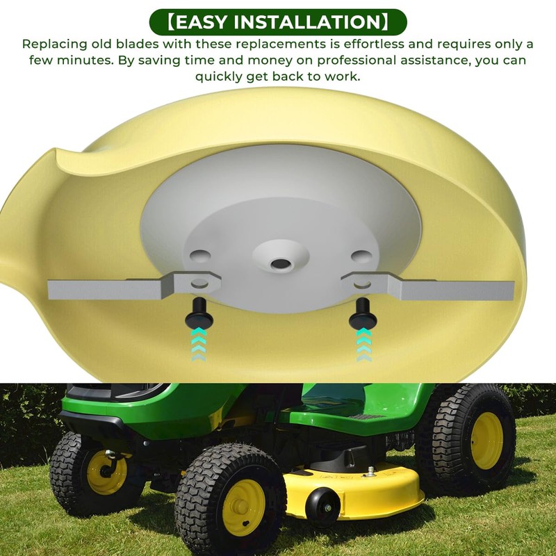 MOTOQUEEN Replacement Bush Hog Cutter Durable Blades for Mower King