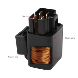 OuYi Motorcycle Starter Solenoid Relay Compatible with YAMAHA Big Bear 350 YFM350FW 4X4 1987-1999/Big Bear 350 YFM350U 2X4 1996-1999/Big Bear 400 YFM400 2X4 2000-2004