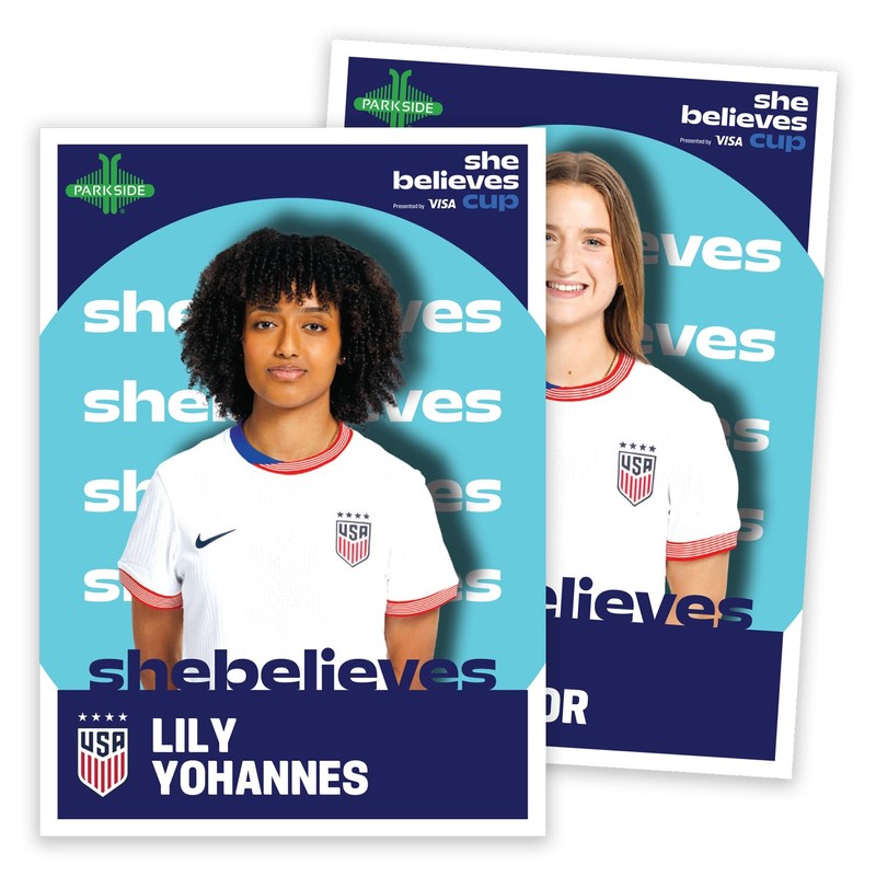 Parkside 2025 USWNT SheBelieves Cup Team Set