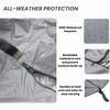 EliteShield Canoe Cover Kayak Cover; Waterproof UV Resistant Marine Grade
