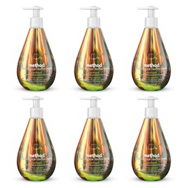 Set of 6 Limited Edition Handsoap - Green Cleaning - Cruelty-Free- Biodegradable formula made with plant-based cleansers + without parabens or phthalates (6, Gel Woodlands)