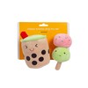 Pearhead Pet Toys, Plush Dog Squeaker Toys and Cat Teaser