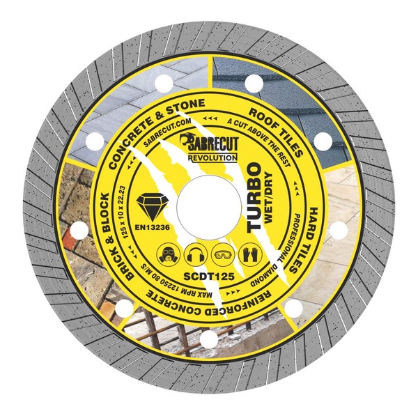 1 x SabreCut SCDT125 125mm (5 inch) x 10mm x