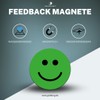 90 Smileys Magnet Set (Diameter 3 cm): 30 Cheerful Green,