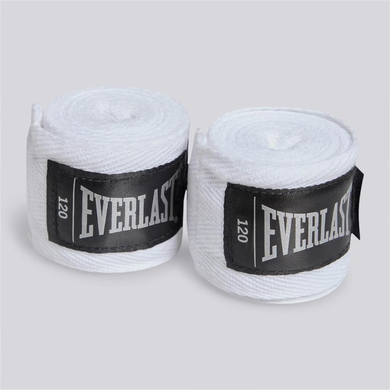 Everlast X4455W Vendas para Entrenamiento Cotton Hdwraps 120", Adultos Unisex,