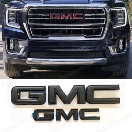 GM 2021-2024 GMC Yukon Yukon XL GM Front & Rear All Black Emblem Kit 84729912