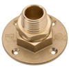 HomeFlex 11-464-008 3/4-Inch Brass Corrugated Stainless Steel Tubing x MIPT Termination Flange