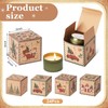 Humyoun 24 Pcs Mini Christmas Candle Boxes Small Christmas Gift