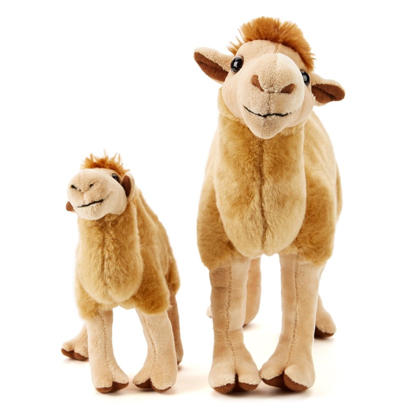 Zappi Co 100% Recycled Bactrian Camel Plush Twin Set (Medium+Small)