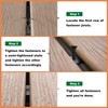 CNQLIS 600PCS Universal Nylon Clips Decking Fasteners for Installing Composite