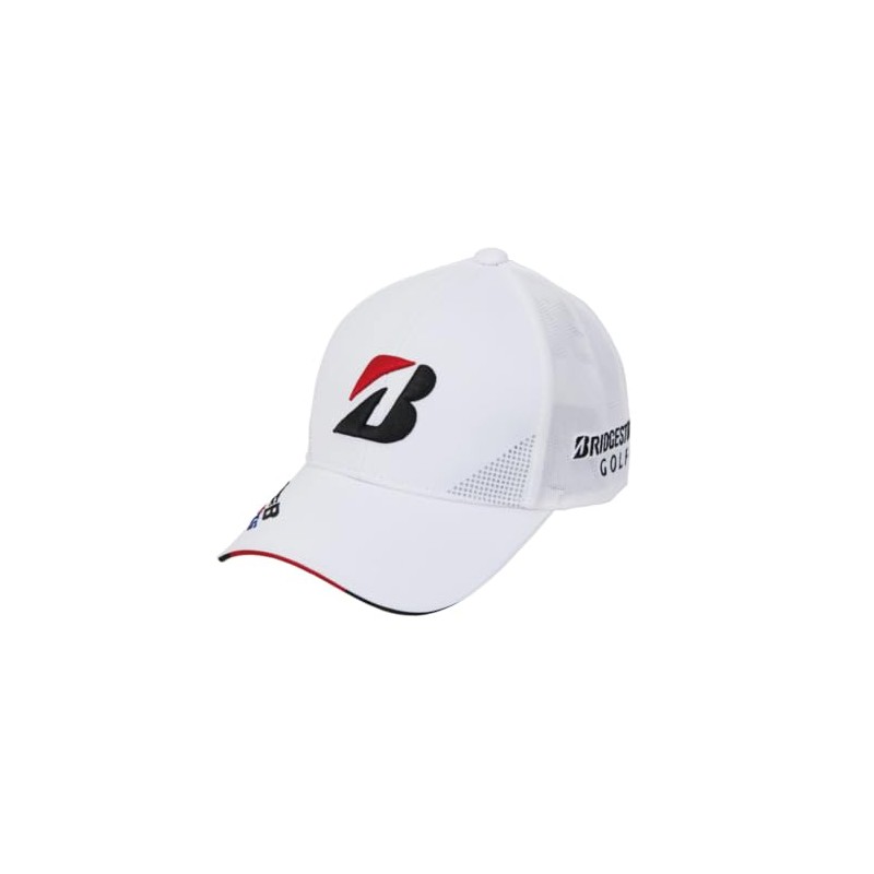 Bridgestone CPS25A Men's Cap Limited Pro Model Cap, white, Free