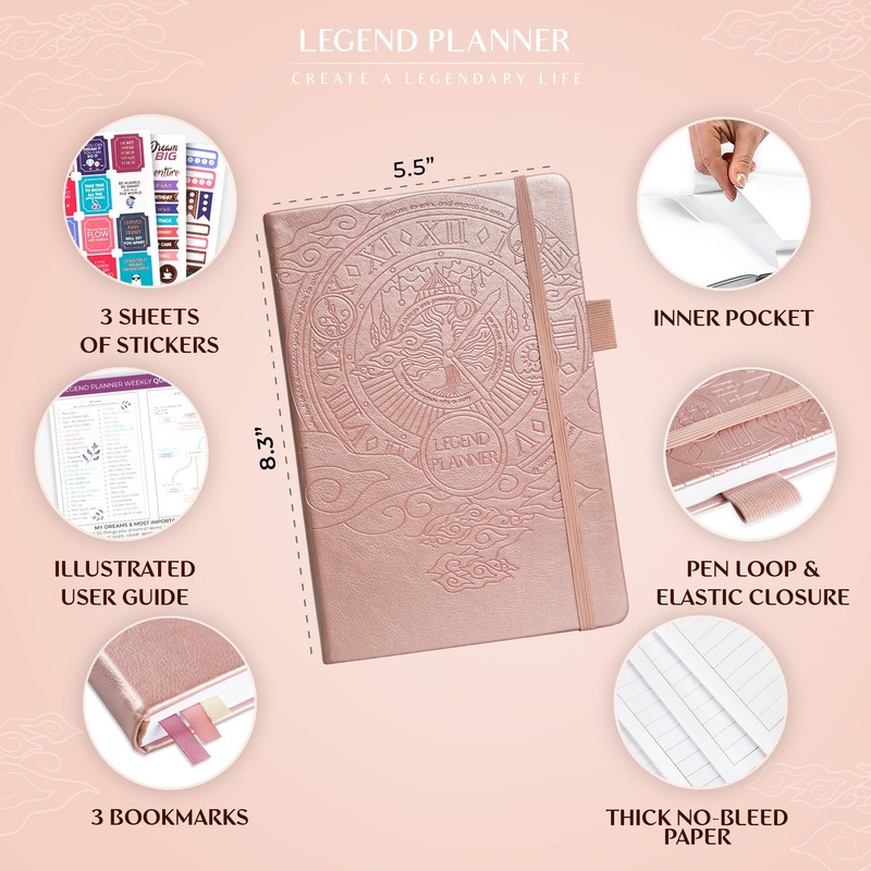 Legend Planner – Weekly & Monthly Life Planner to Hit
