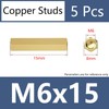 ORANXIN M6 x 15 mm 5 Pcs Double Brass Standoffs