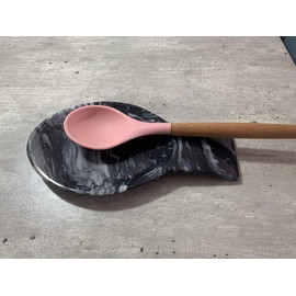 Posacucharas, Soporte para cucharas de cocina de Mármol natural, Mazahua.