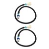 2Pcs 24in O2 Sensor Header Extension Wire Harness Replacement for