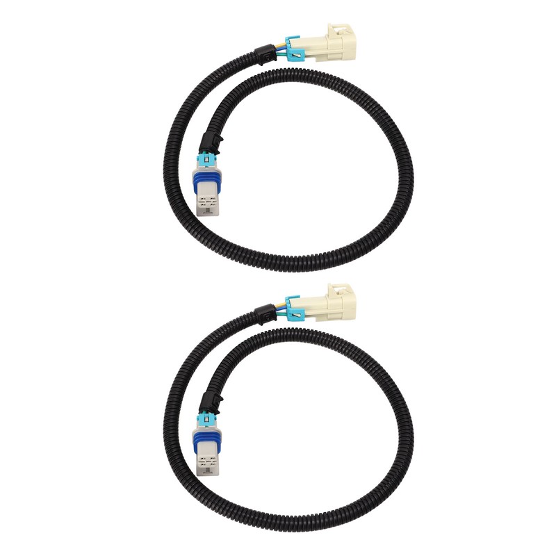 2Pcs 24in O2 Sensor Header Extension Wire Harness Replacement for