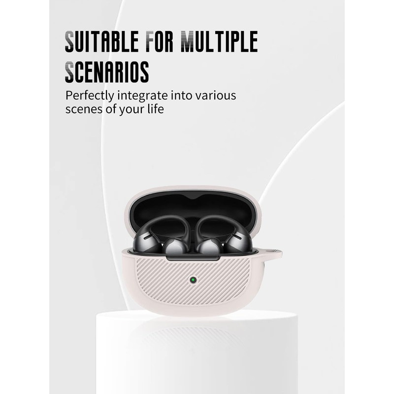 Case for SHOKZ OpenDots ONE Earbuds, Soft Silicone Shockproof Protective