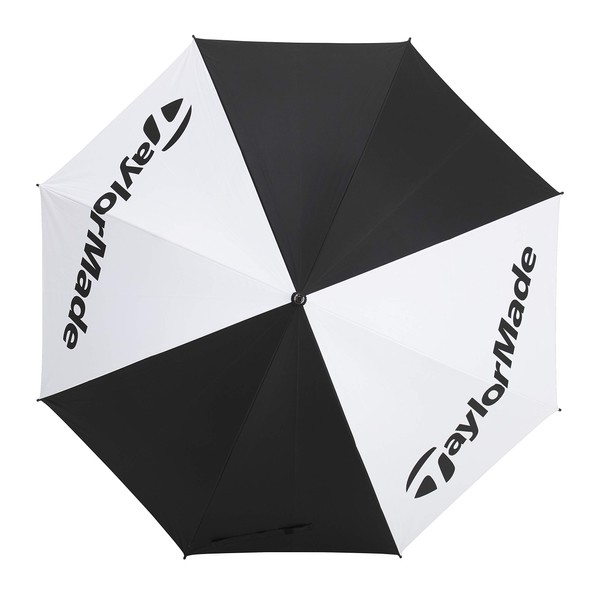 TaylorMade Men's 21SS V95842 TB686 UV Umbrella, Black/White