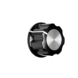 Supertool Potentiometer Knobs 6mm Hole Diameter Volume Amp Dial (Pack of 5) - White Aluminium Cap Knobs - Rotary Switch - Manual Operation - 5 Count