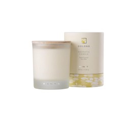 Zents Scented Soy Wax Candle (Oolong - Lime, Lavender & Oolong Tea), Large Jar Single Wick, Uplifting Home Decor Accent, 8.5 oz