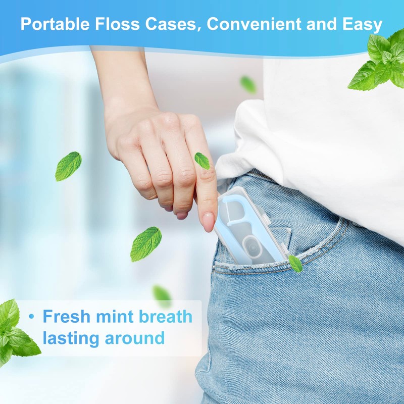 150 Count Mild Mint Braces Flossers for Adults & Kids,