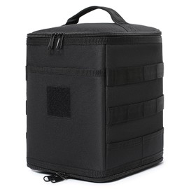 Lemubeane Tactical Camping Storage Bag 7L Utility Tote Bag Trunk Organizer (Black)