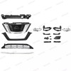 NAYSON 14PC For Rogue SUV 2017-2019 Front Chrome Grille Mesh