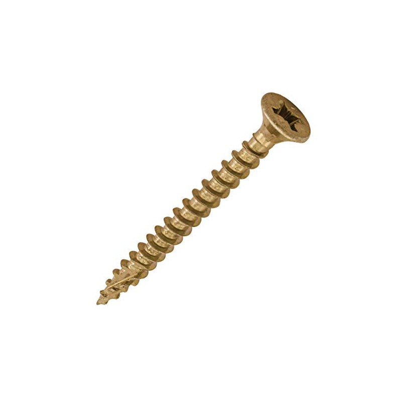 TIMCO C2 Strong-Fix Multi-Purpose Premium Countersunk Gold Woodscrews - 4.0
