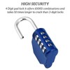 SISAV Combination Lock 4 Digit Outdoor Combination Padlock for School