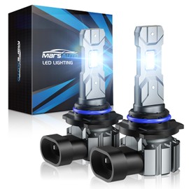 Marsauto M1S 9006 HB4 Bulbs, 30000LM Super Bright 9006 Bulb 1:1 Mini Design, 6000K Cool White HB4 Fog Light, 3min Plug and Play, IP68, Pack of 2