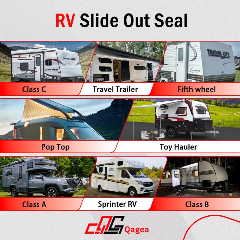 D-Seal RV Slide Out Seal 018-312-EKD RV D Seal Wiper