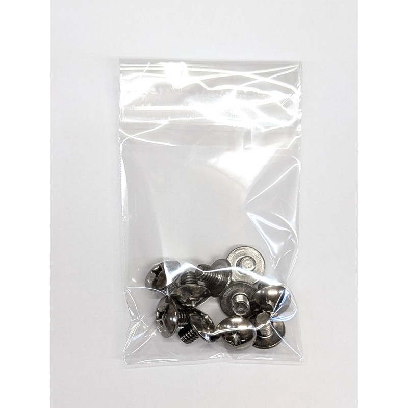 [M6x8] Stainless Steel Truss Head Machine Screws (10 pcs)
