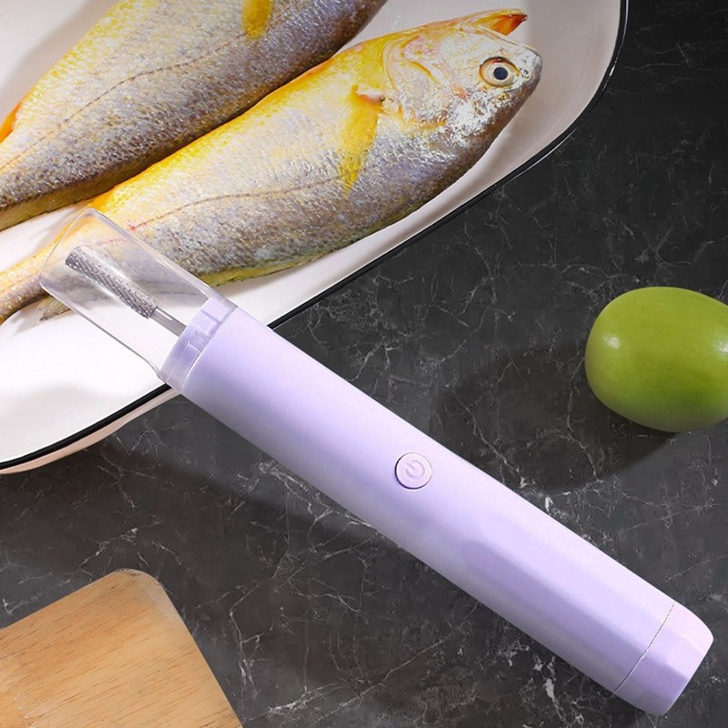 Electric Fish Scaler Automatic Handheld Quick Efficient ABS Stainless Steel