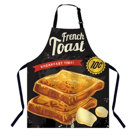 BGBDEIA French Toast Chefs Apron, Cooking and Baking Apron for Men and Women, Kitchen Apron, Butchers Apron, BBQ & Catering Bibs