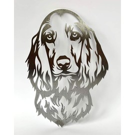 Image Industry Cocker Spaniel Dog Garden Art Sculpture/Garden Ornament/Rusty Metal Dog/Metal Garden Sculpture/Metal Art (Small 160mm x 240mm)