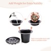Memobloom Artificial Grave Flower Pots: 2 Pcs Graves Autumn Flowers